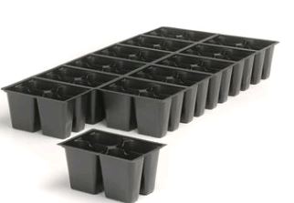 L 1204 Deep Pack Black - 100 per case - Grower